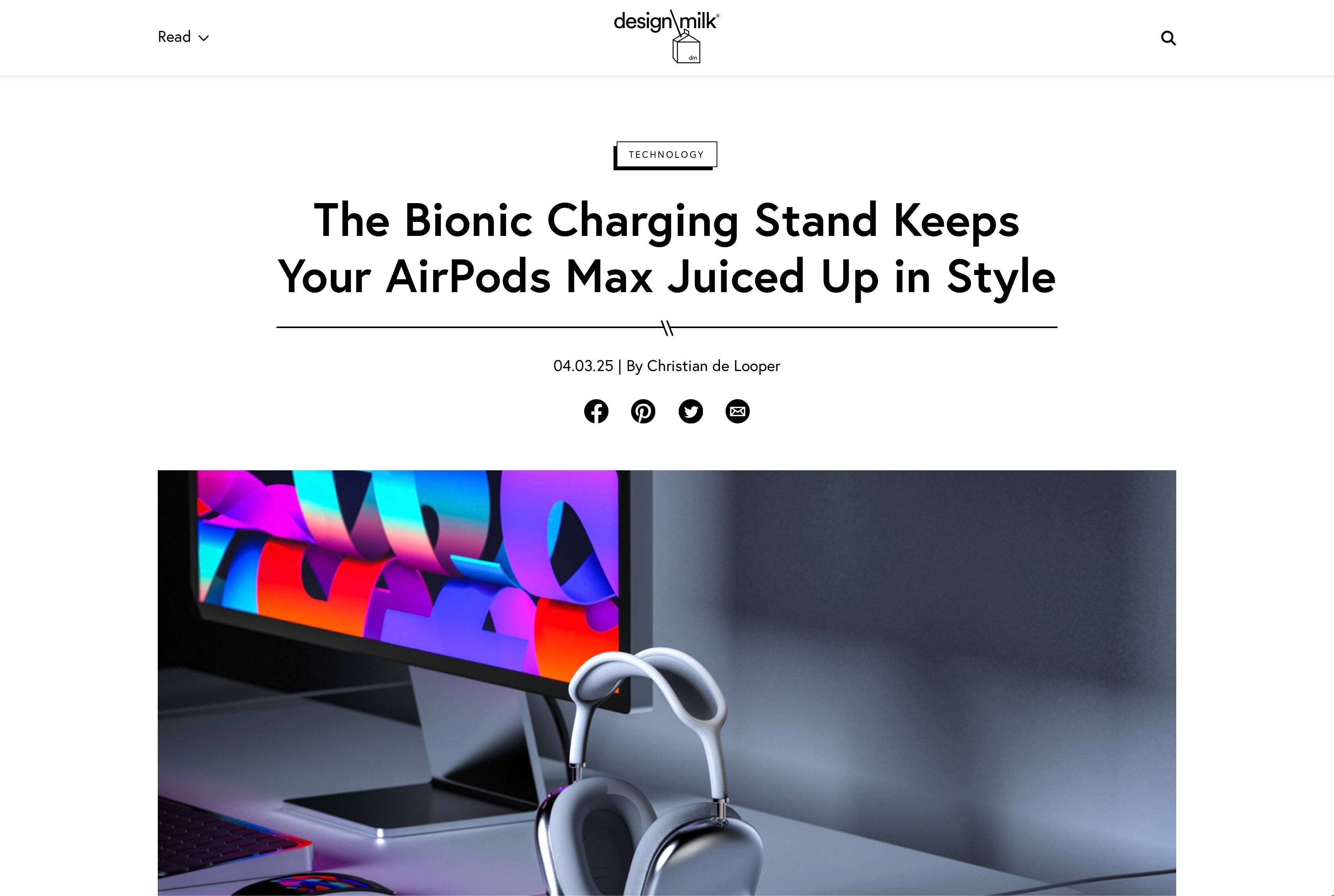 Bionic Gets Featured on Design Milk – BIONIC