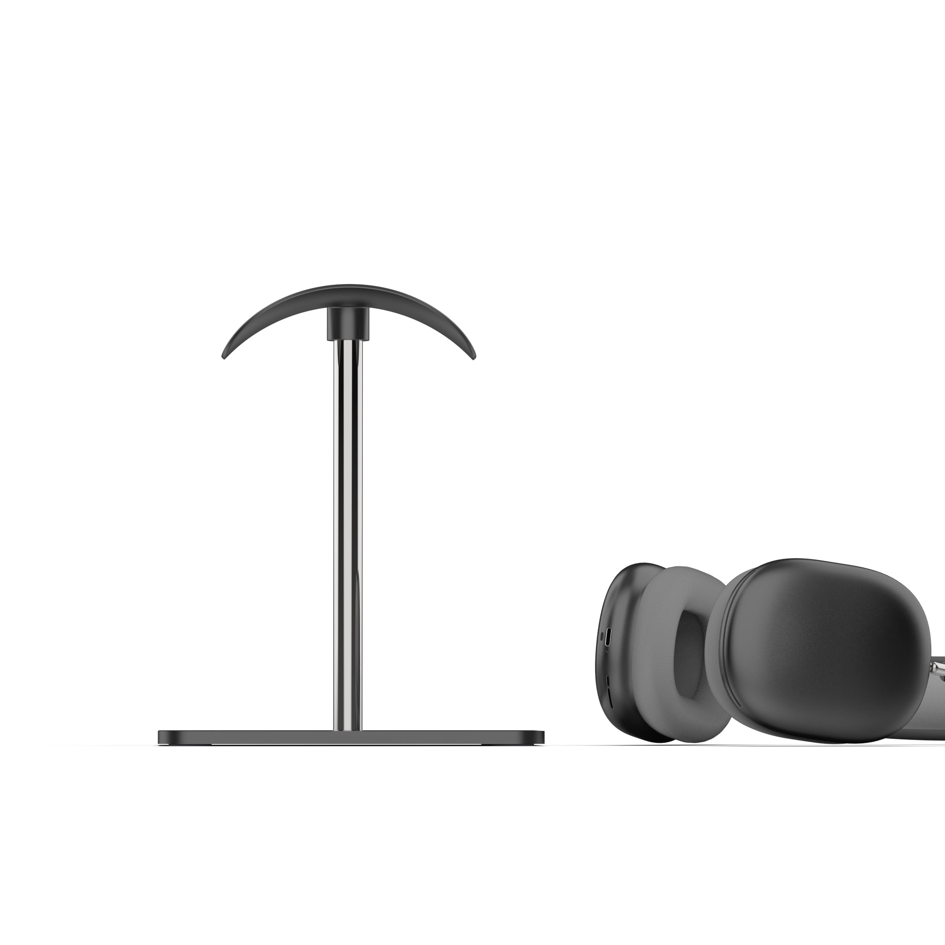 Headphone Stand / headset Stand - 2024 Minimalism, All metal, For home and Office