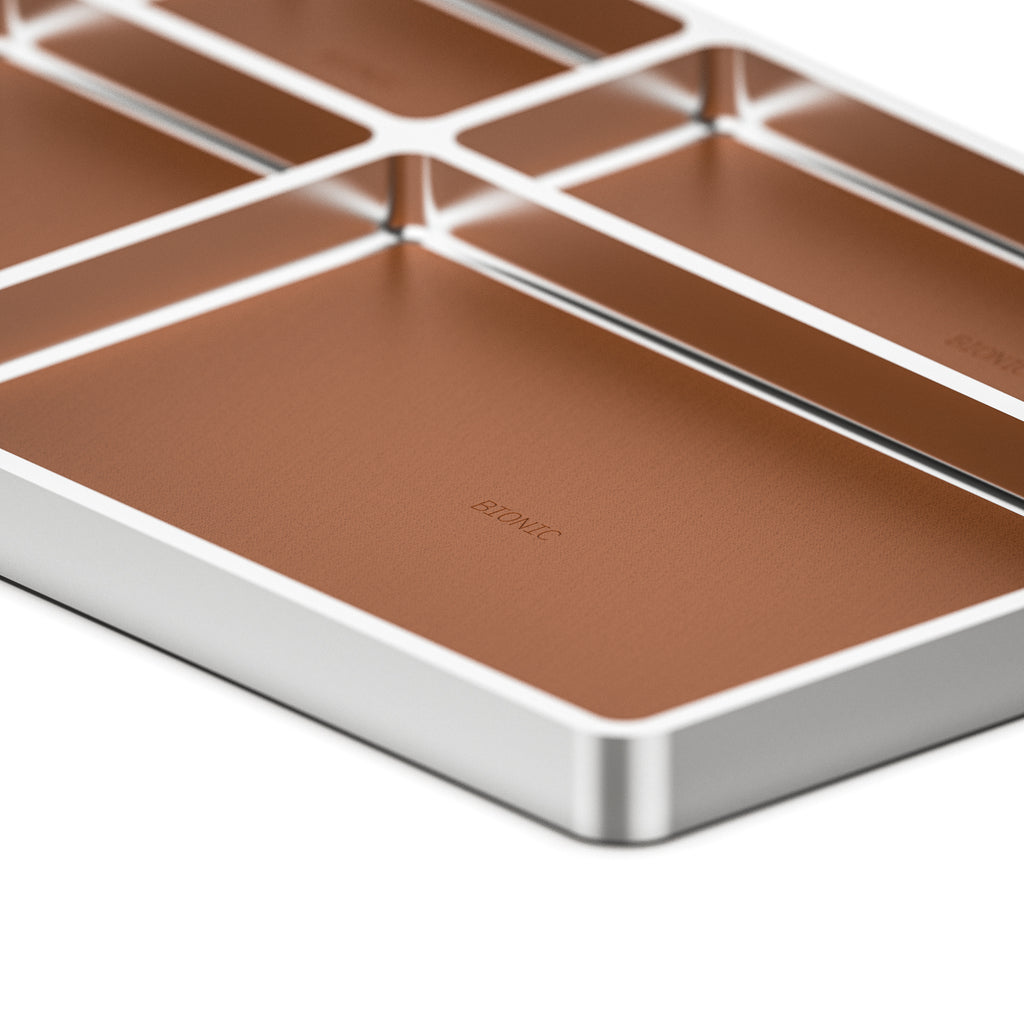 Valet Tray Leather Pad Set