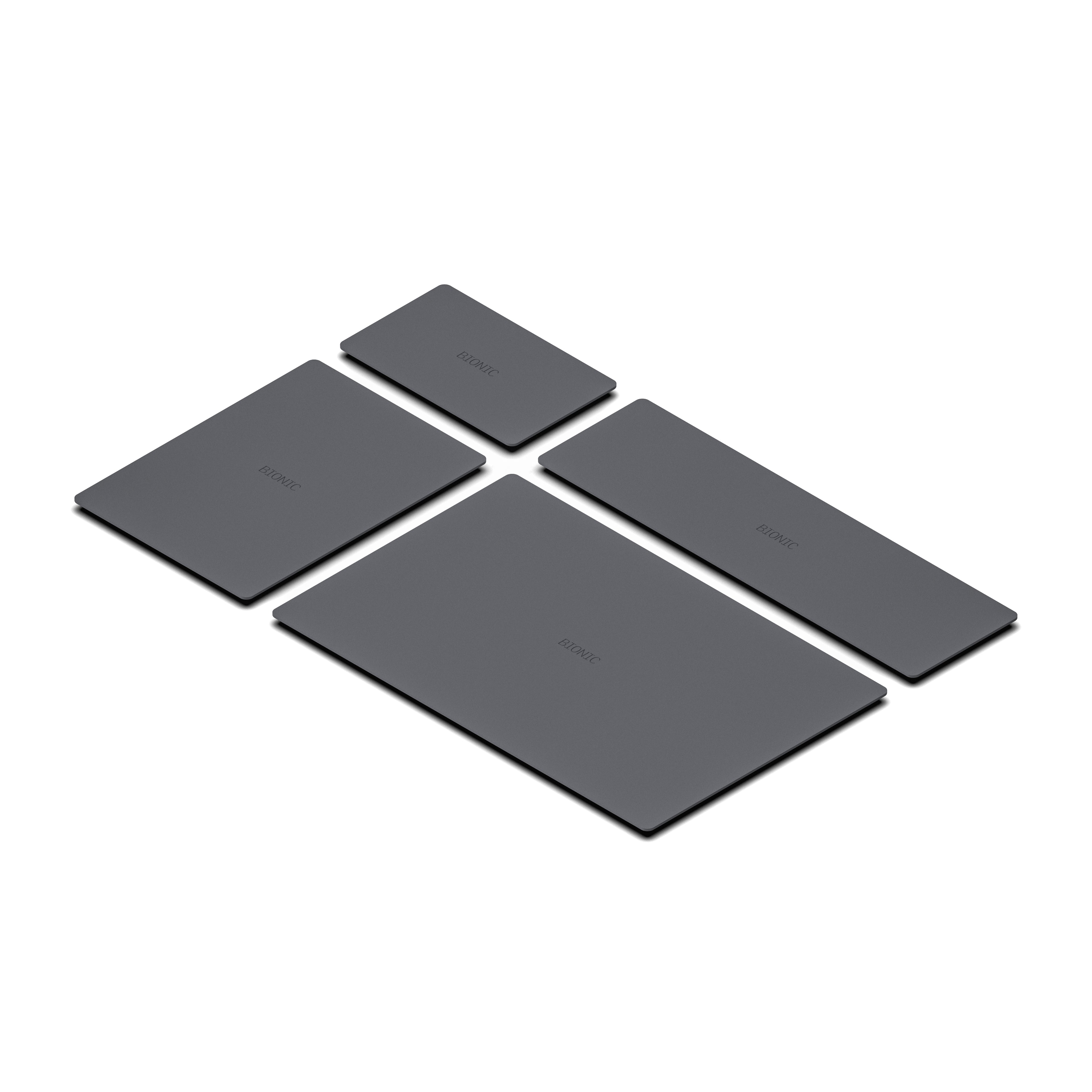 Valet Tray Leather Pad Set